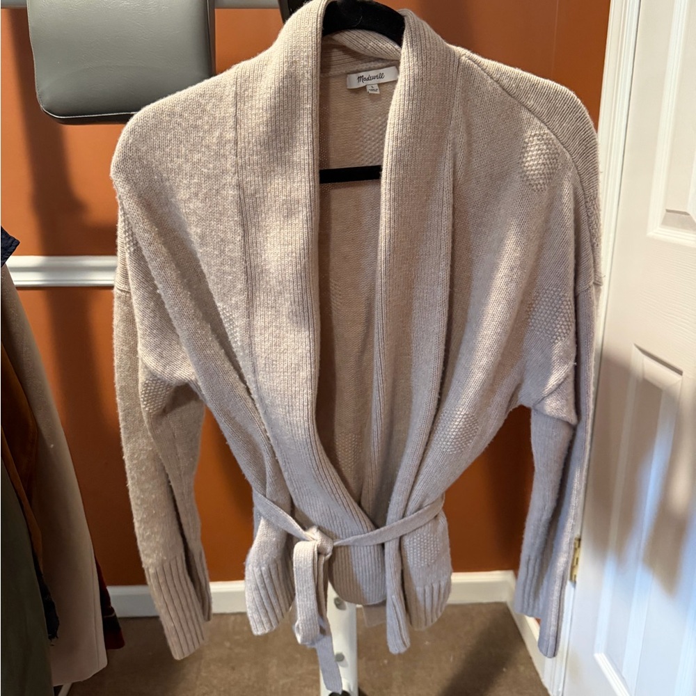 Madewell Cream Women's Cardigan Sweater